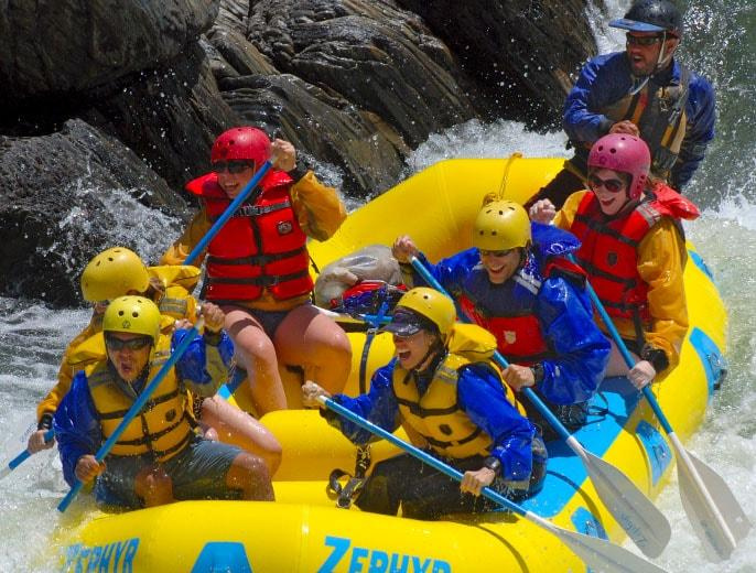 rafting